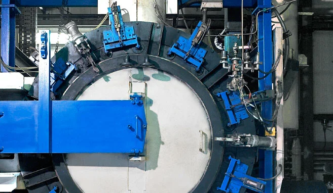 Our vacuum thermal recycling facility