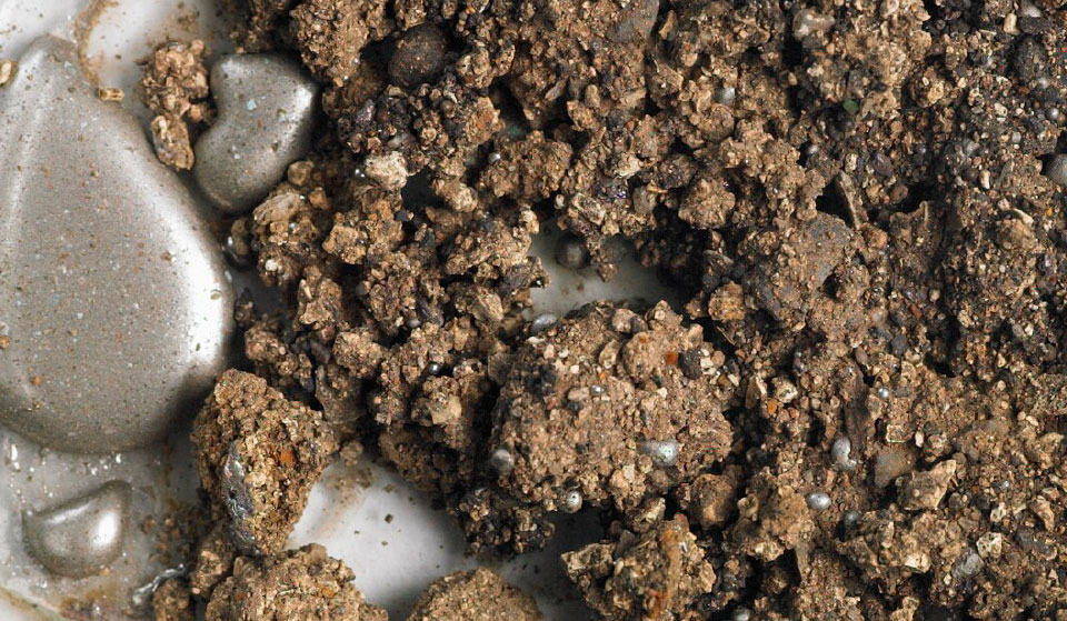 Mercury-contaminated soil